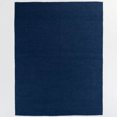 CONTEMPORARY BLUE WOVEN RUGApproximately