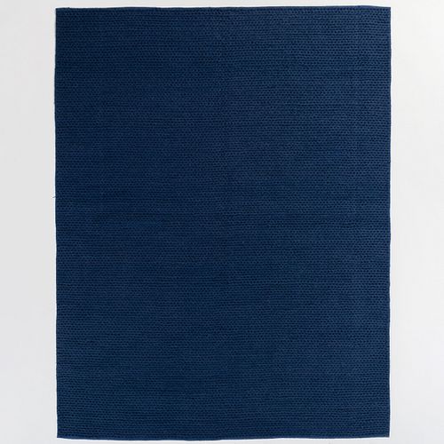 CONTEMPORARY BLUE WOVEN RUGApproximately 2e3f42