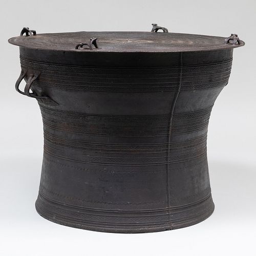 VIETNAMESE BRONZE RAIN DRUM14 1/2