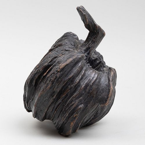 JAPANESE ROOTWOOD MODEL OF A GOURD8