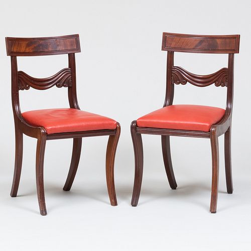 TWO CLASSICAL REVIVAL MAHOGANY 2e4158