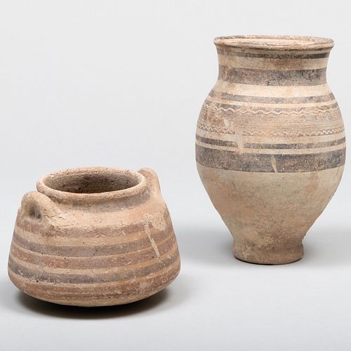 MYCENEAN BICHROME DECORATED POTTERY