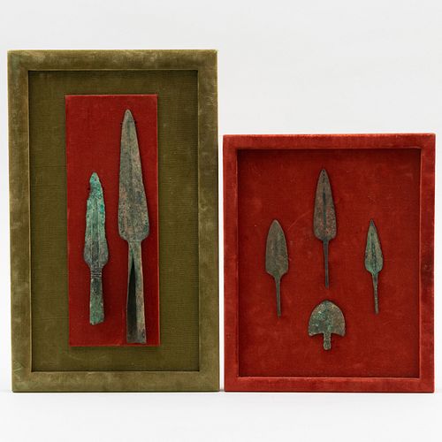 GROUP OF SIX LURISTAN BRONZE SPEARS 2e41d2