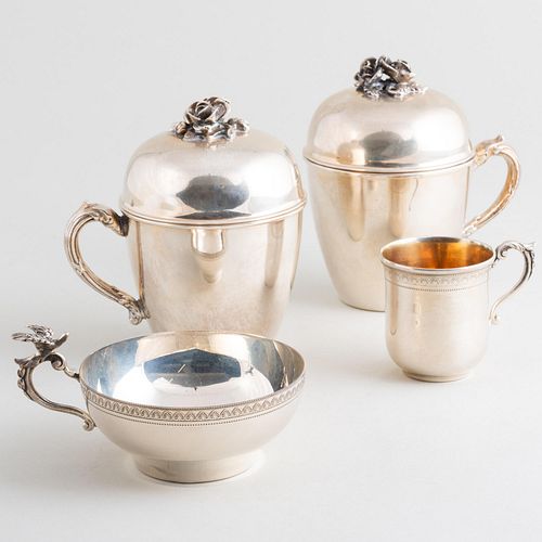 GROUP OF FOUR SILVER CUPSComprising:

A