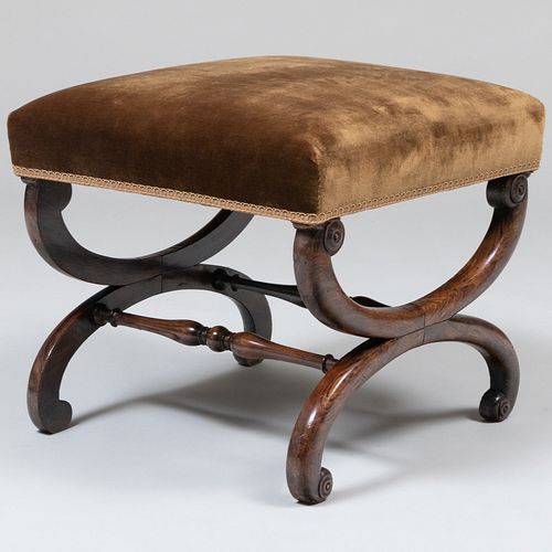 WILLIAM IV FAUX ROSEWOOD UPHOLSTERED 2e4221