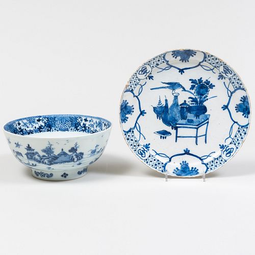 CHINESE EXPORT BLUE AND WHITE PORCELAIN 2e4459