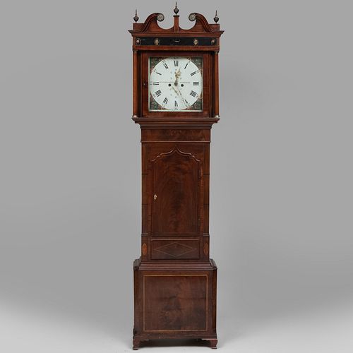 GEORGE IV INLAID MAHOGANY TALL