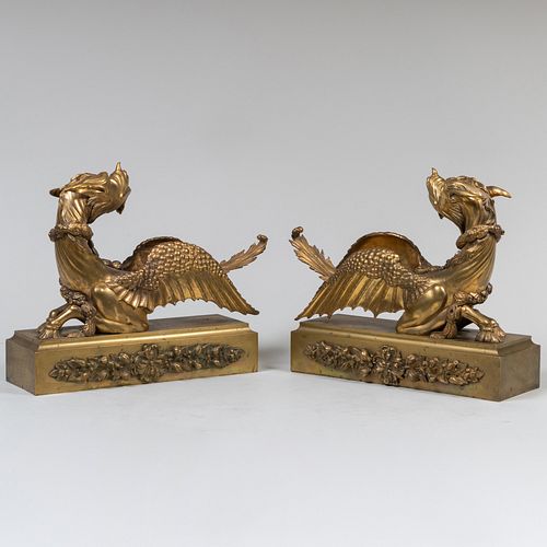 PAIR OF LATE NAPOLEON III GILT BRONZE 2e448c