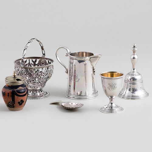 GROUP OF ENGLISH SILVER TABLEWARESComprising:

A