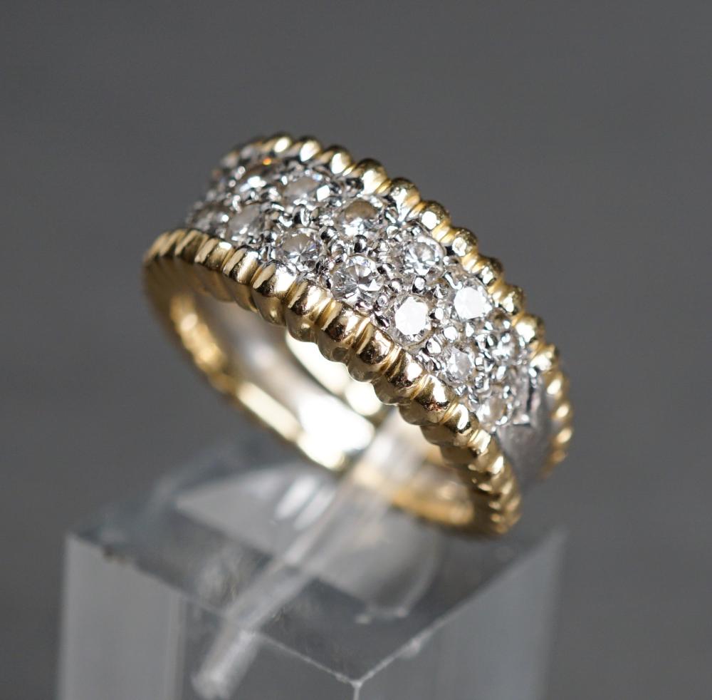 14-KARAT YELLOW-WHITE GOLD AND