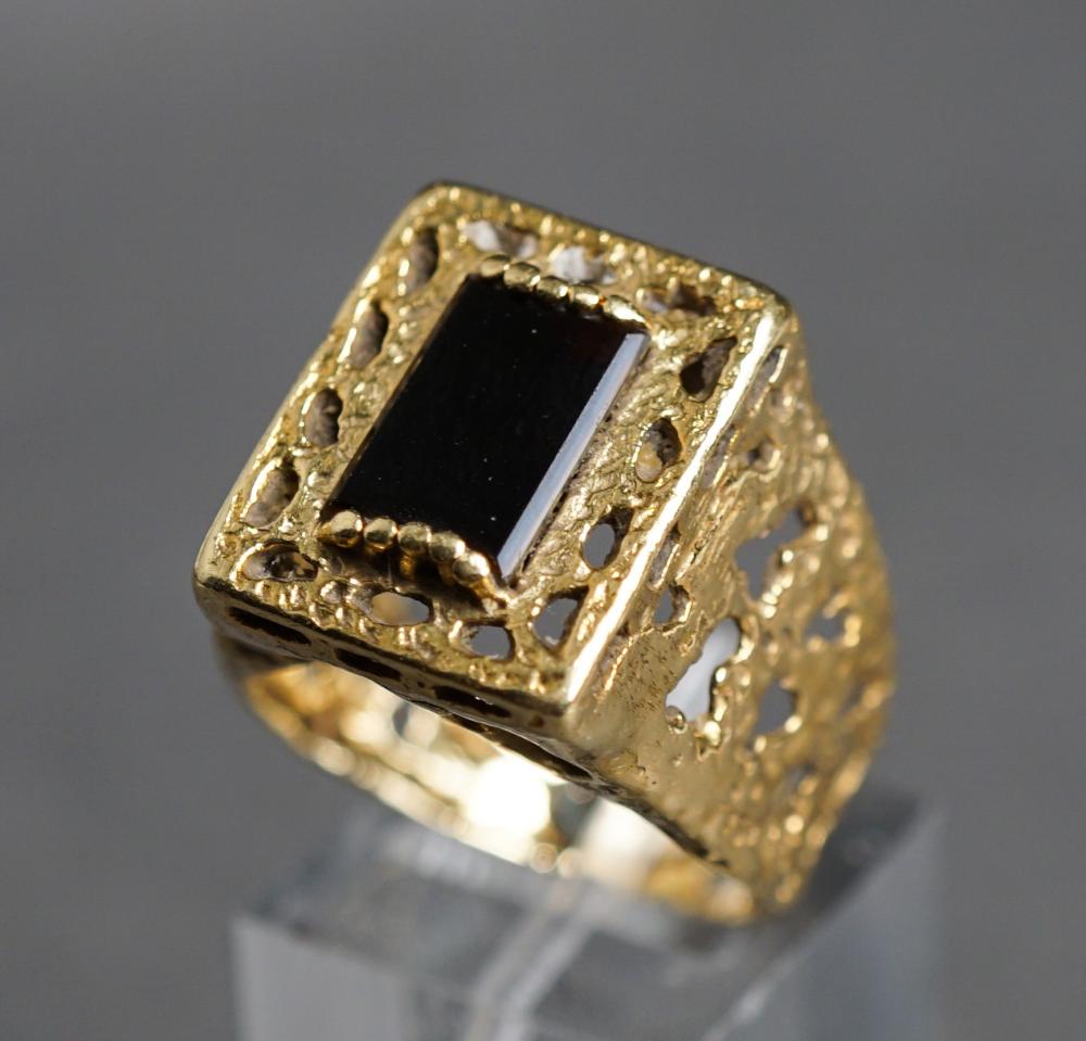 18 KARAT YELLOW GOLD AND BLACK 2e44d4