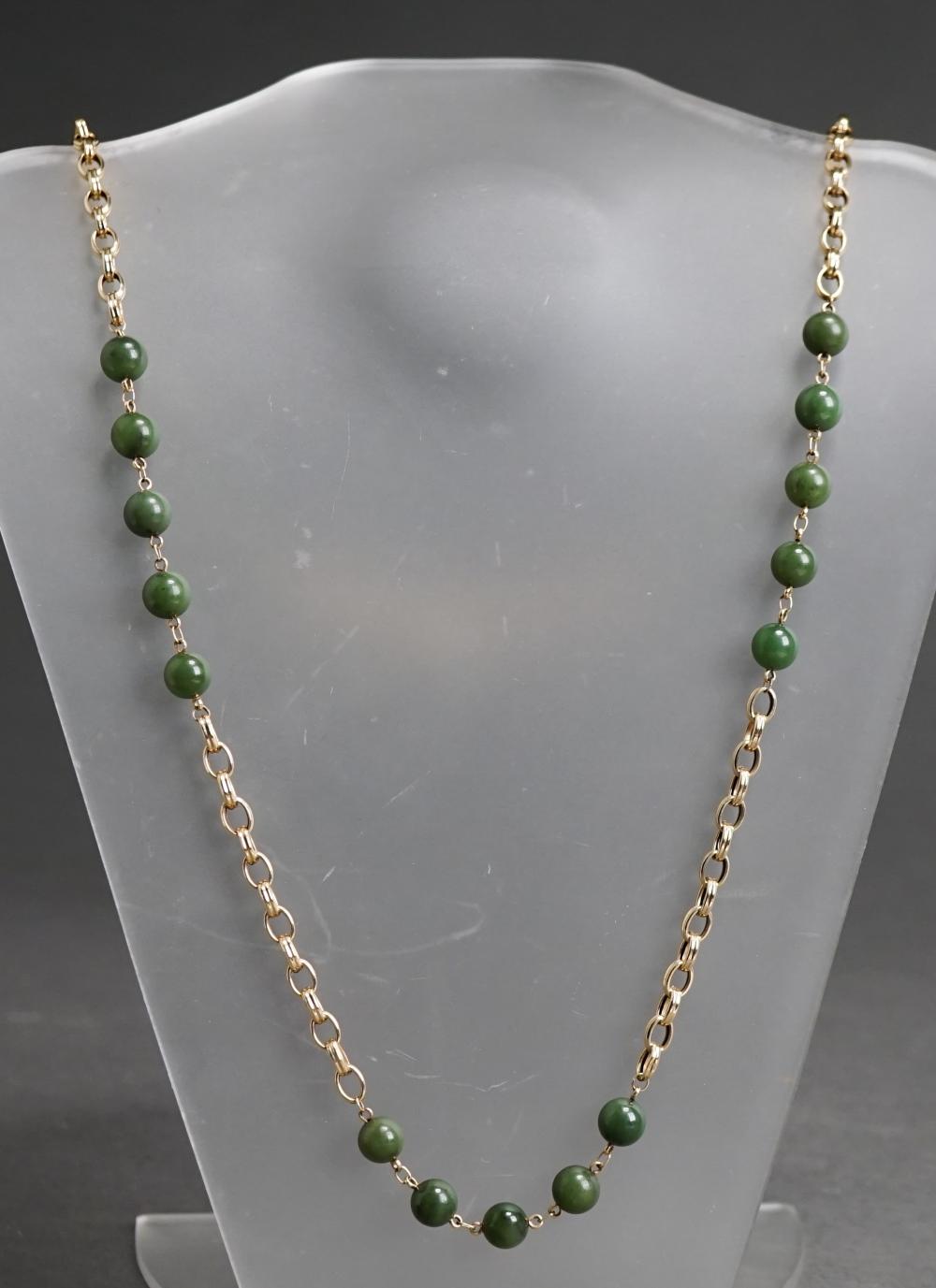 14 KARAT YELLOW GOLD AND GREEN 2e44e7