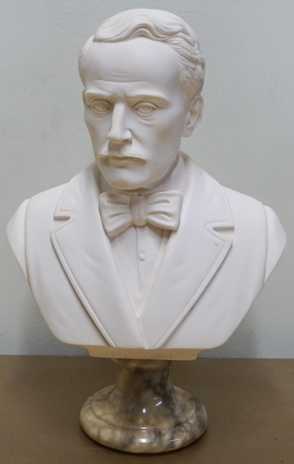 ITALIAN COMPOSITION BUST OF PUCCINI