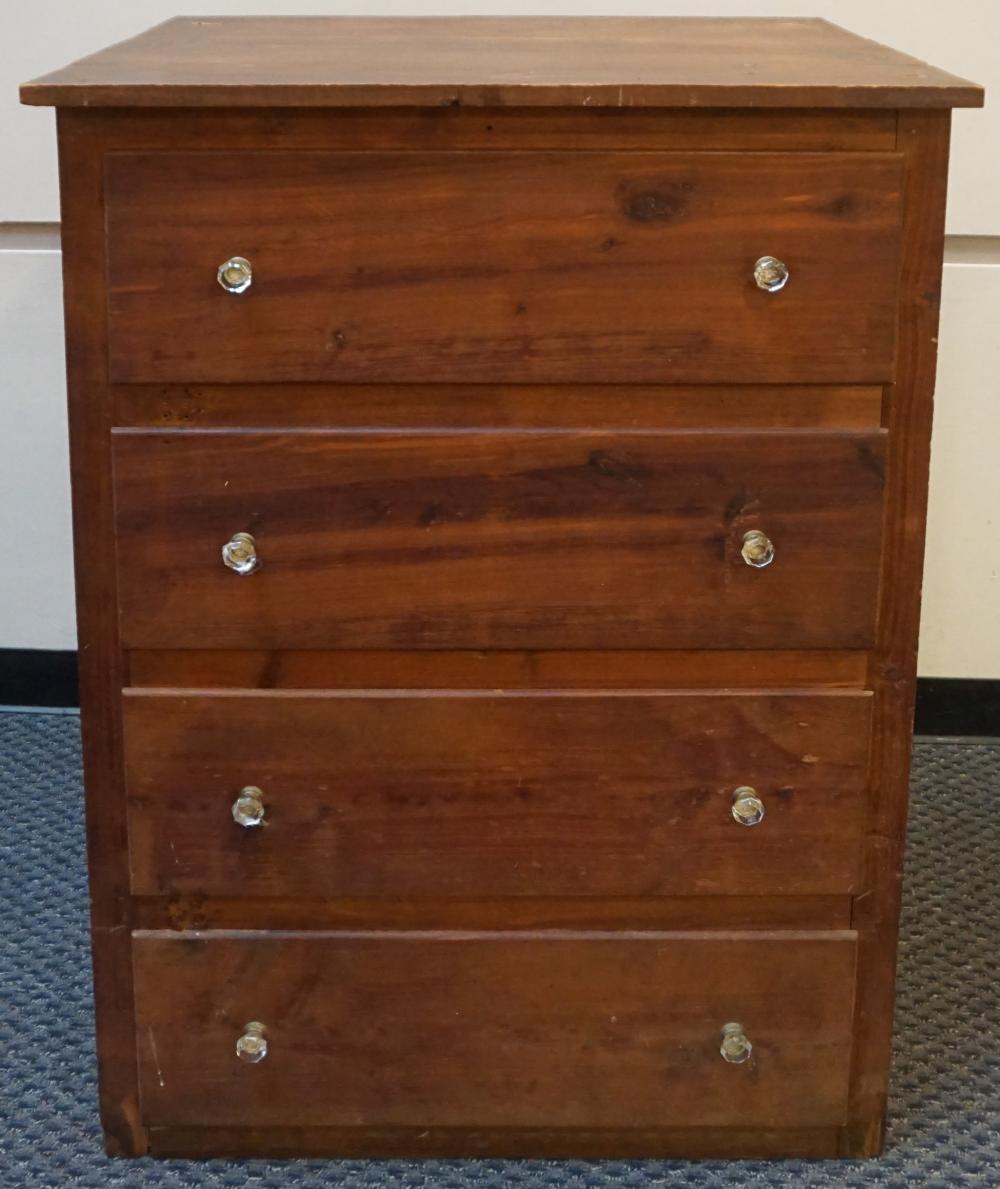 CEDAR AND PINE CHEST OF DRAWERS