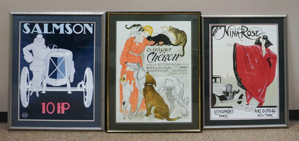 COLLECTION OF THREE ART DECO STYLE