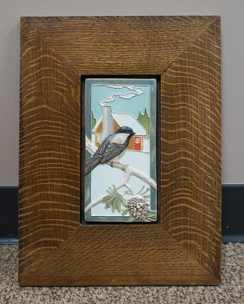 ART CRAFTS STYLE OAK FRAME WITH 2e4608