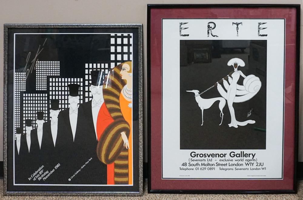 ERTE GROSVENOR GALLERY POSTER AND