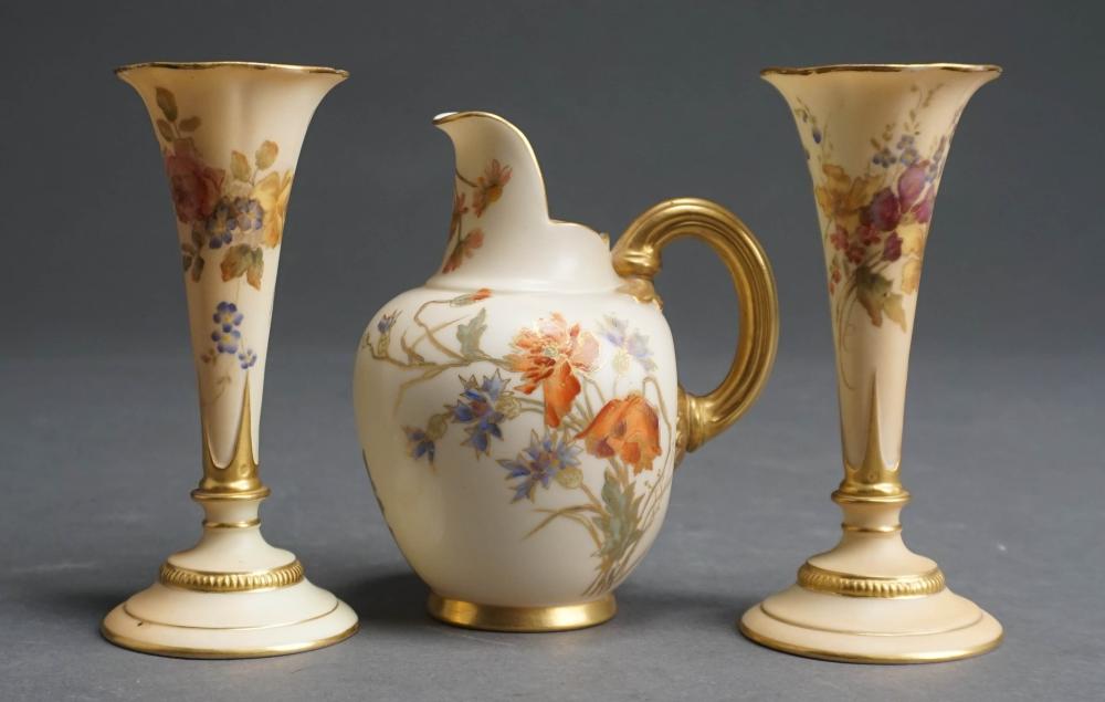 ROYAL WORCESTER GILT DECORATED