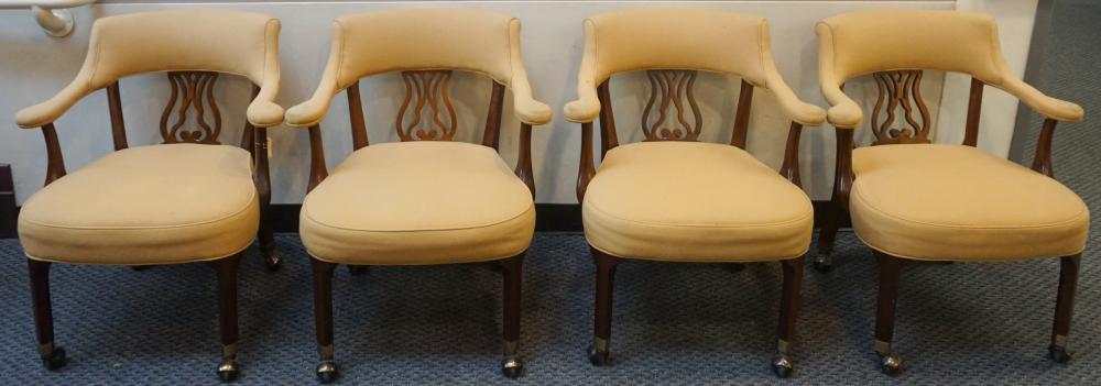 SET OF FOUR HICKORY CHAIR CO MAHOGANY 2e4712