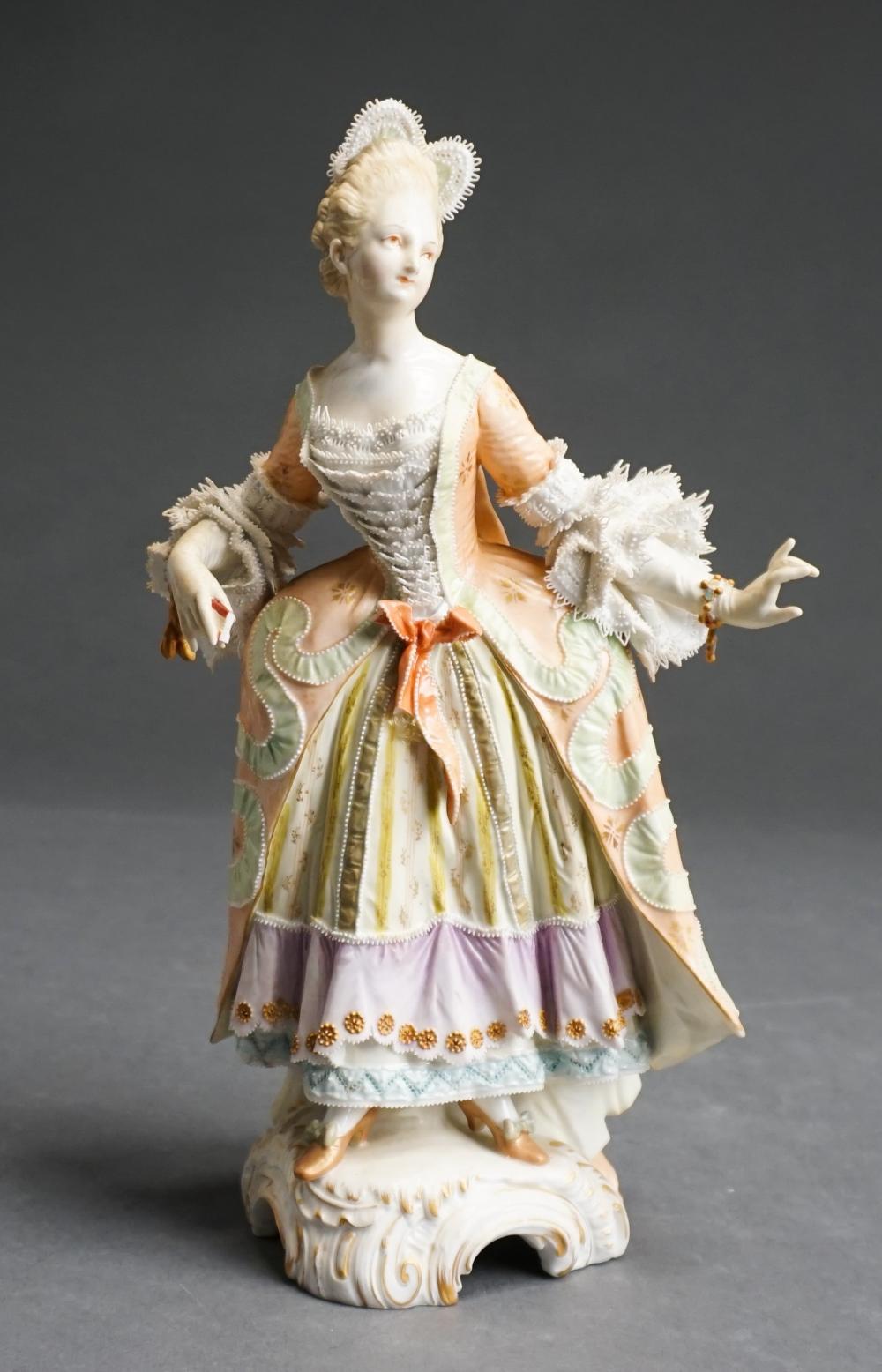 KPM BERLIN PORCELAIN LACE FIGURINE