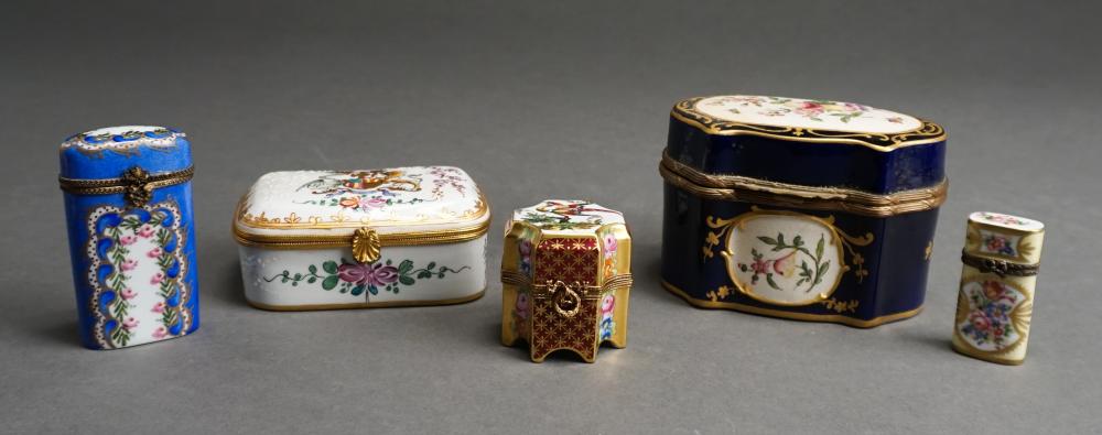 SèVRES-TYPE PORCELAIN JEWEL CASKET