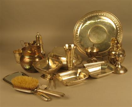 Assorted American sterling silver table