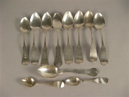 Assorted American coin silver spoons 4a0cc