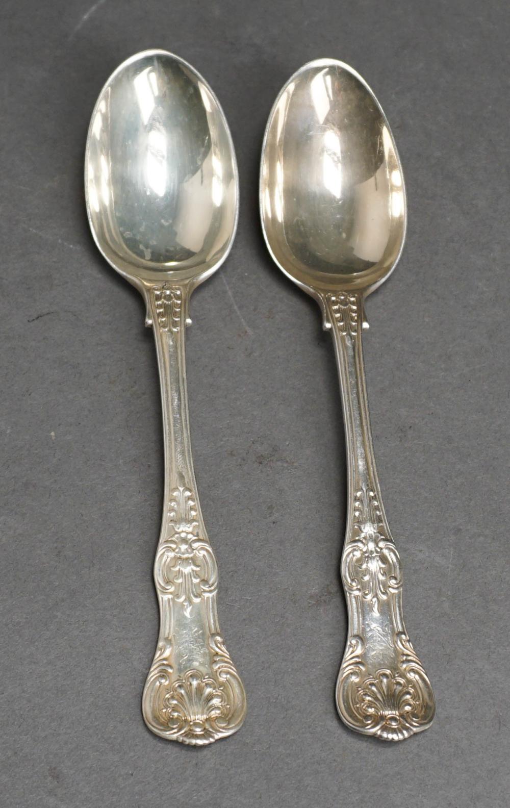 PAIR VICTORIAN STERLING SILVER
