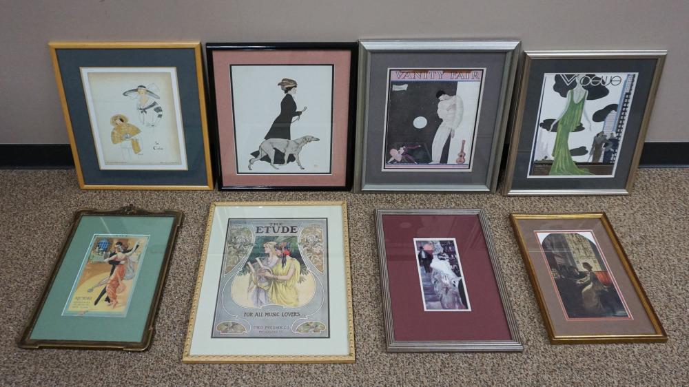 COLLECTION OF ASSORTED FRAMED WORKS