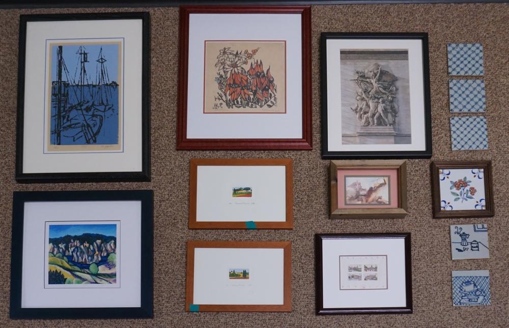 GROUP OF EIGHT FRAMED PRINTS A 2e487d