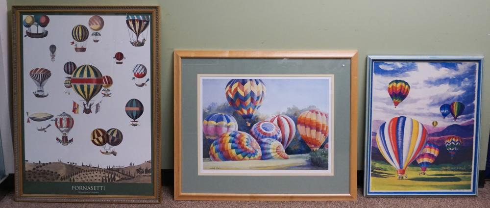 COLLECTION OF EIGHT HOT AIR BALLOON