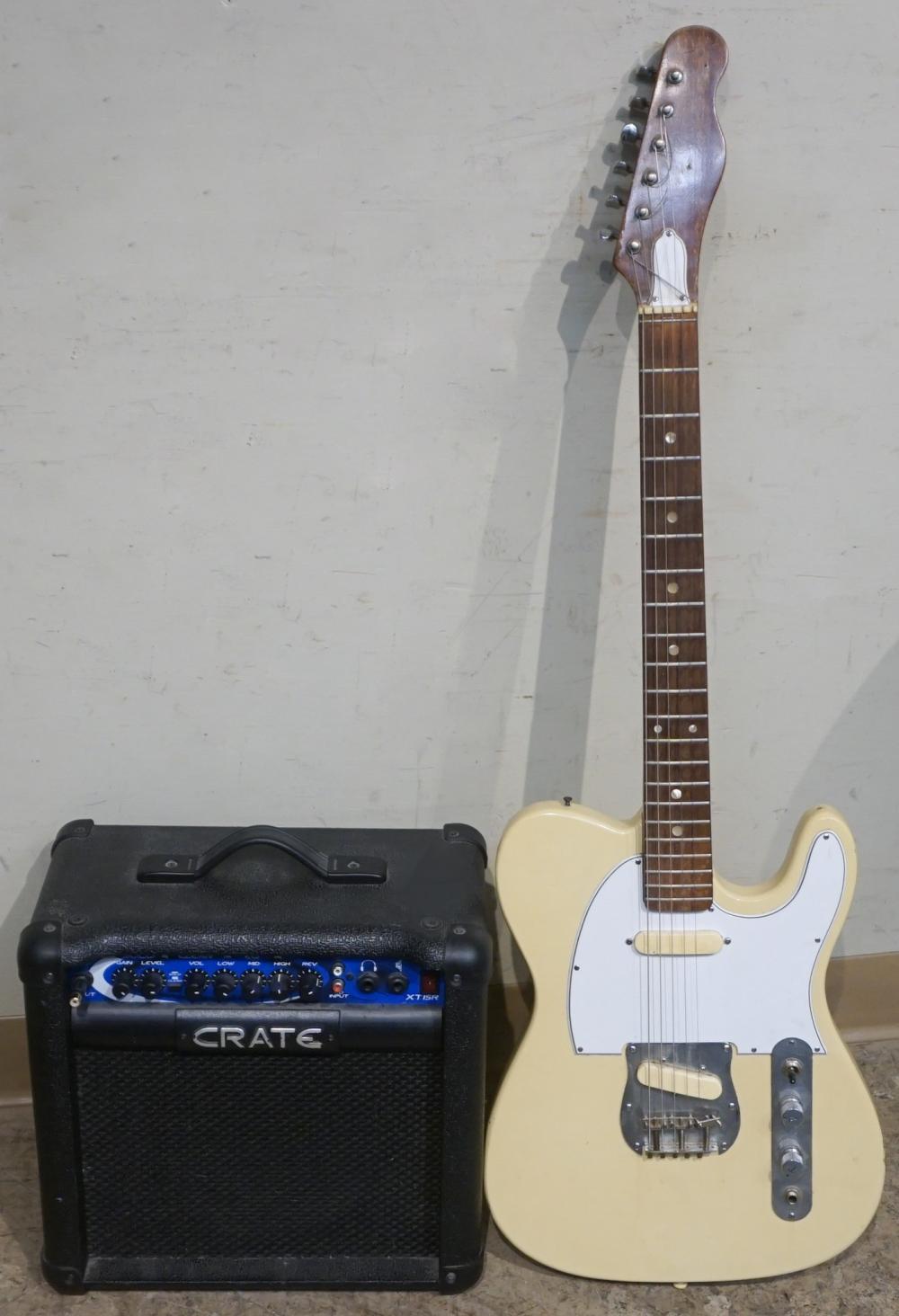 ELECTRIC GUITAR AND CRATE PORTABLE