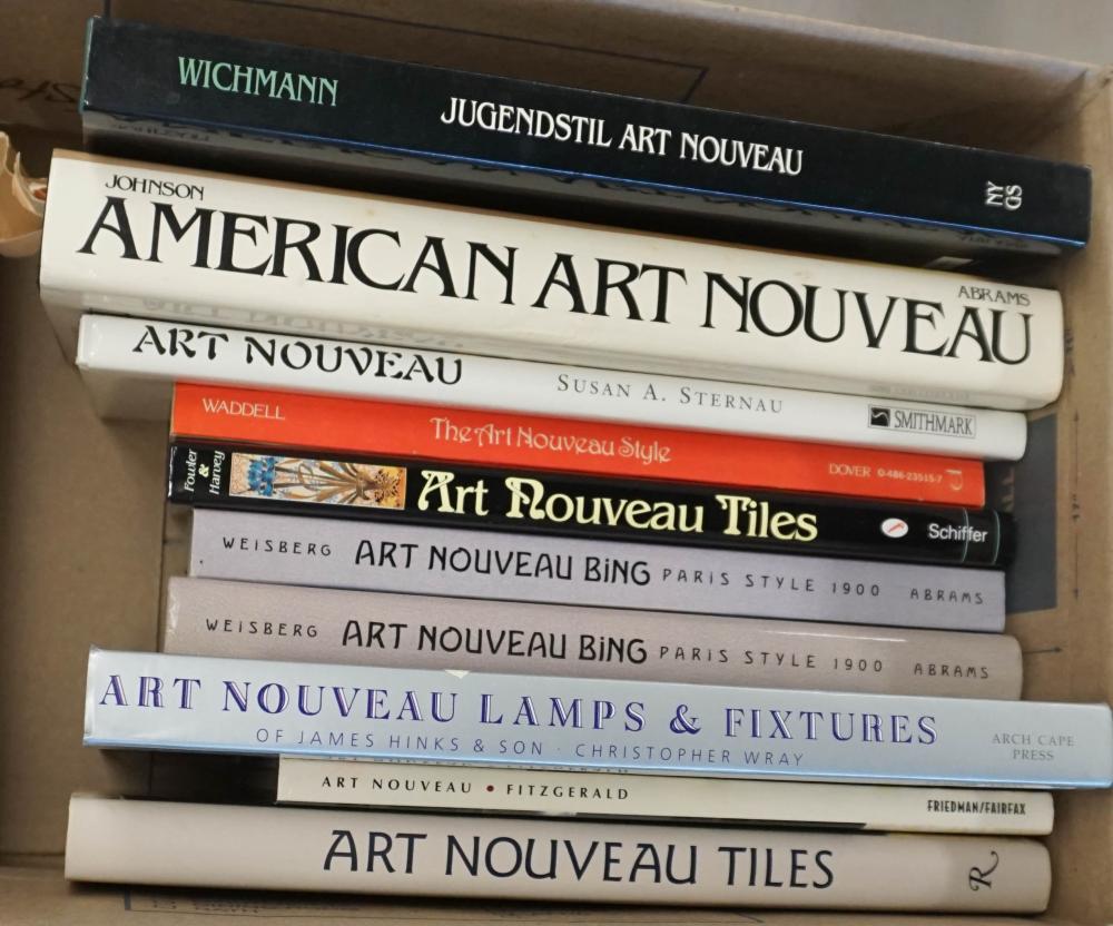 COLLECTION OF ART NOUVEAU BOOKS,