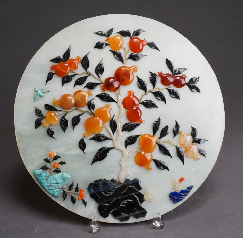 CHINESE MULTI-JEWELED HARDSTONE