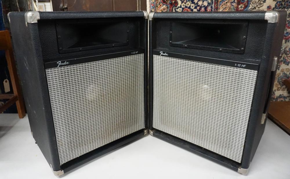 PAIR FENDER AMPLIFIERS, MODEL NO.