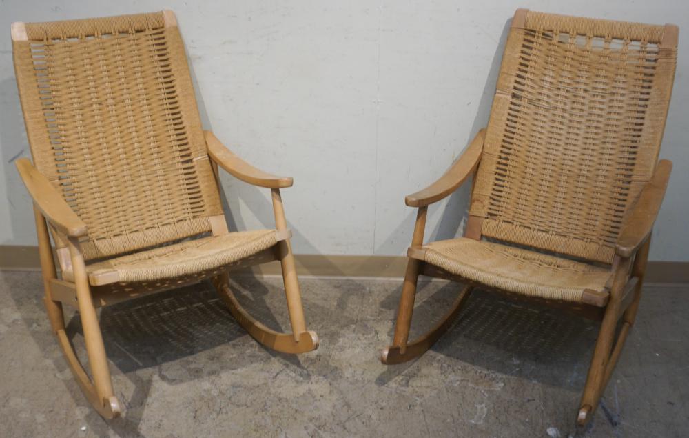 PAIR OF HANS WEGNER STYLE ROPE 2e4910