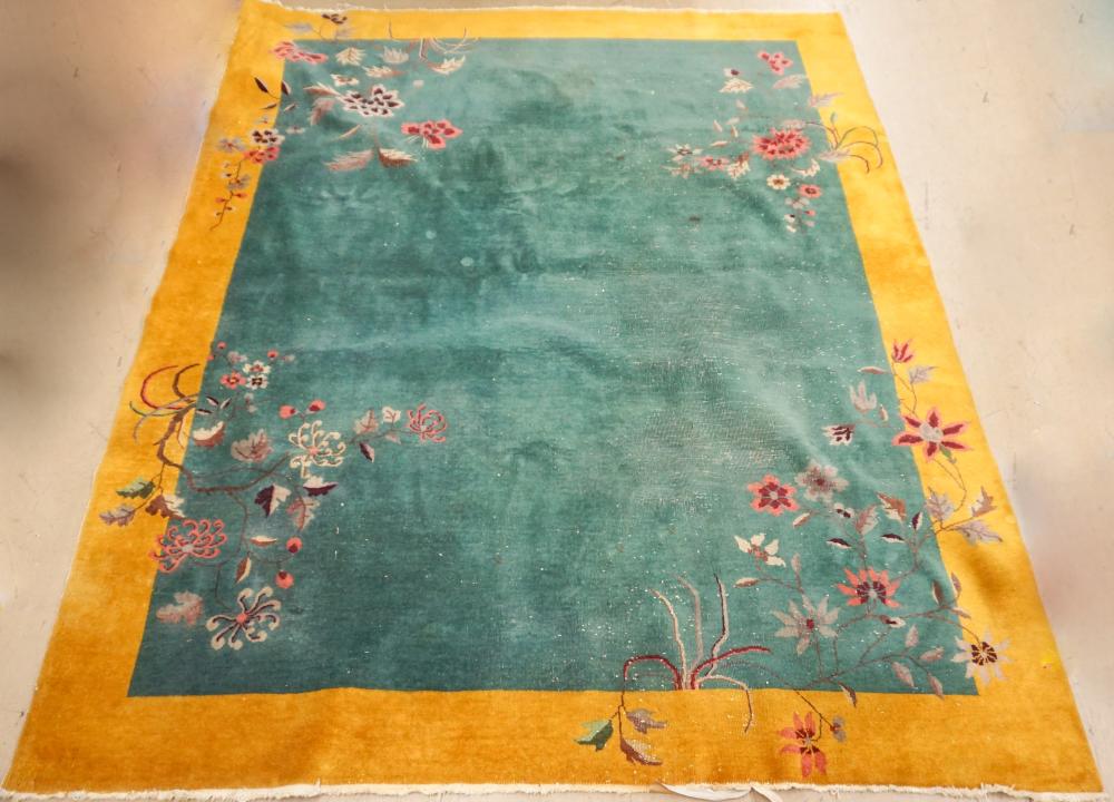CHINESE RUG, 11 FT 8 IN X 8 FT