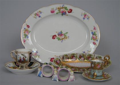 Group of assorted continental porcelain 4a0fe