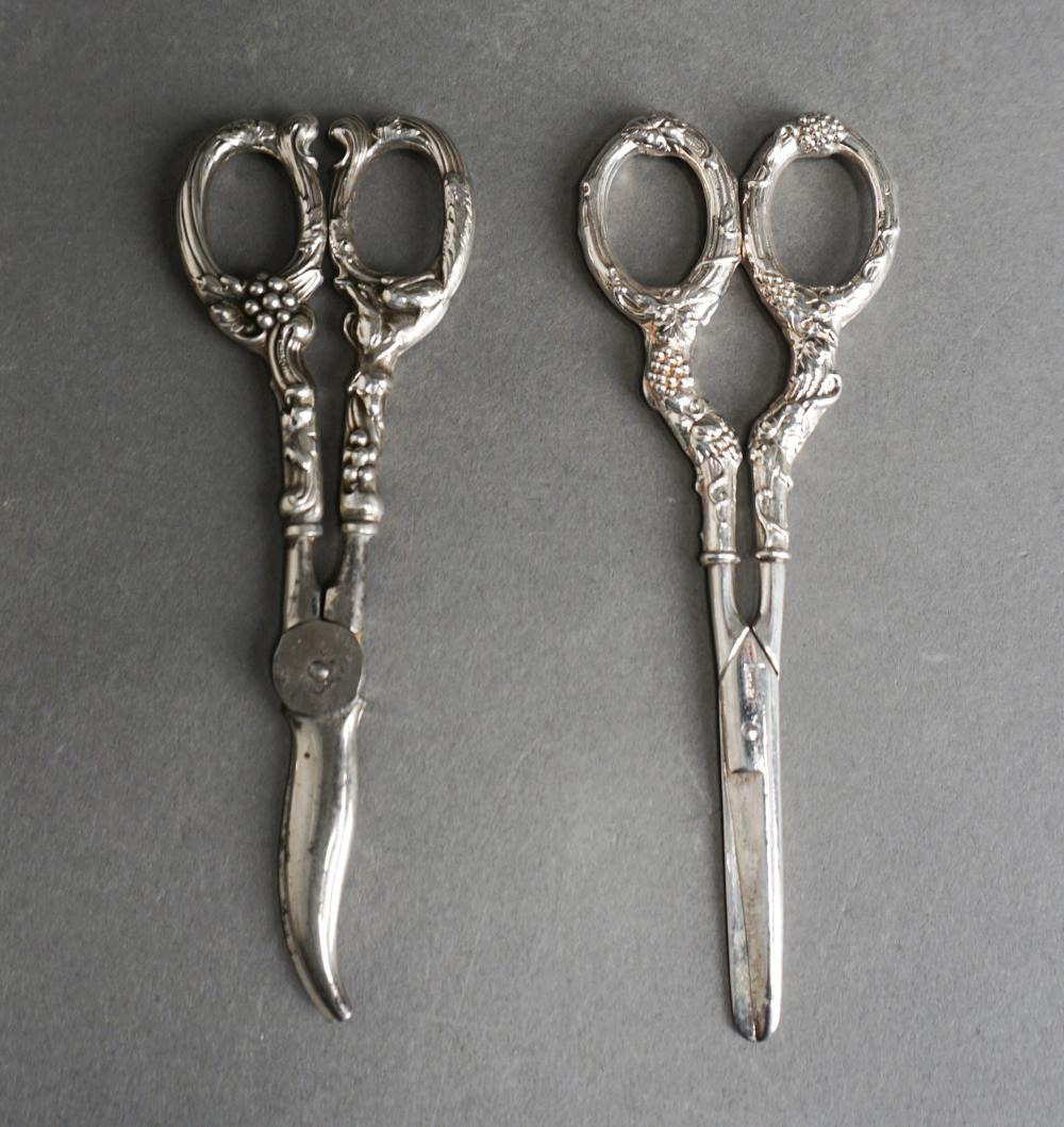 TWO PAIR STERLING SILVER HANDLE