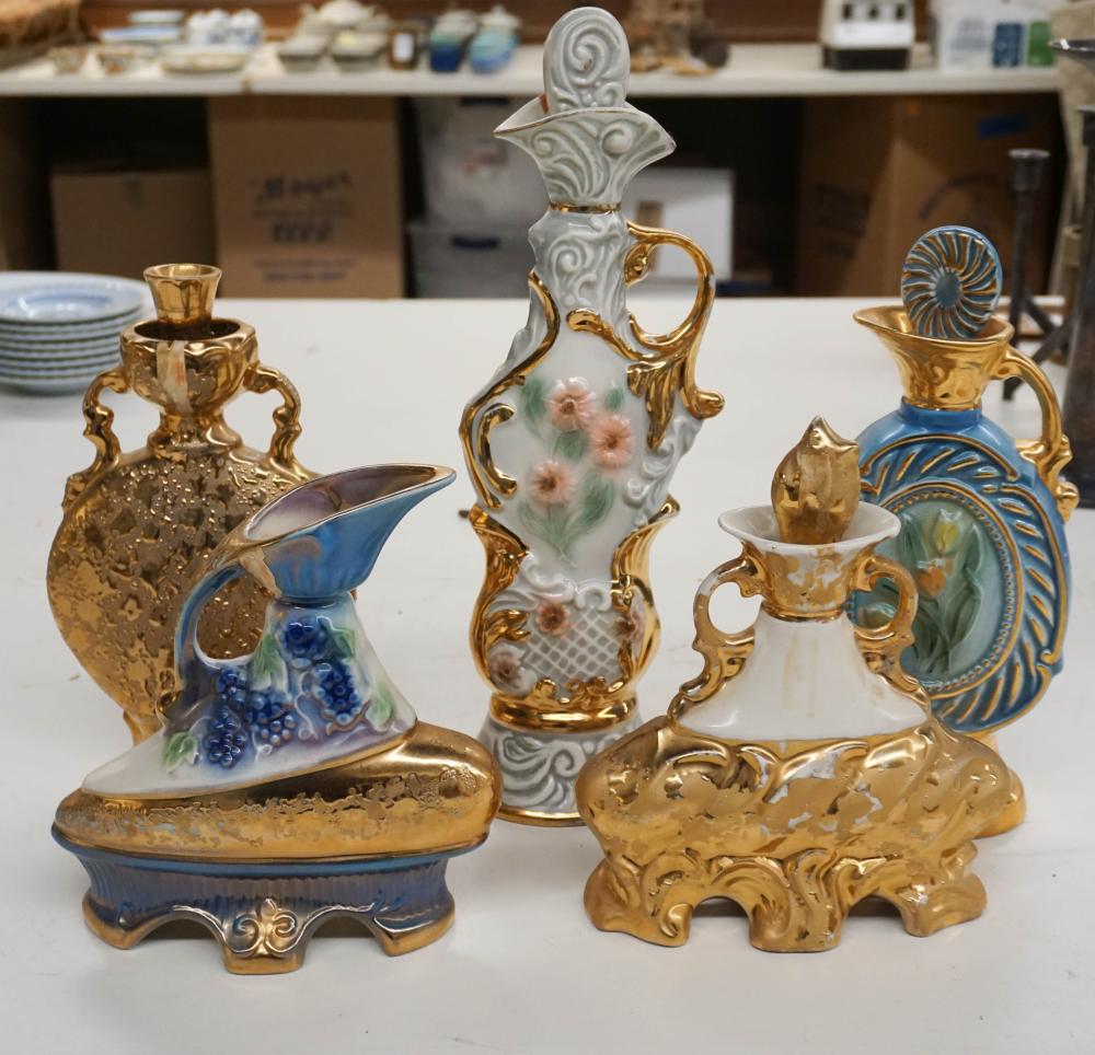 GROUP OF FIVE REGAL CHINA CO. PORCELAIN