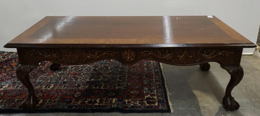 CHIPPENDALE STYLE CARVED MAHOGANY 2e4b08