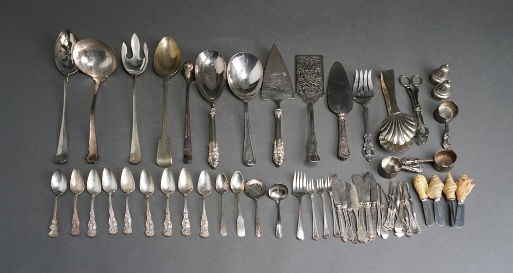 COLLECTION OF SILVERPLATE AND STAINLESS