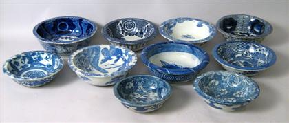 Ten blue and white Chinese Export 4a11e