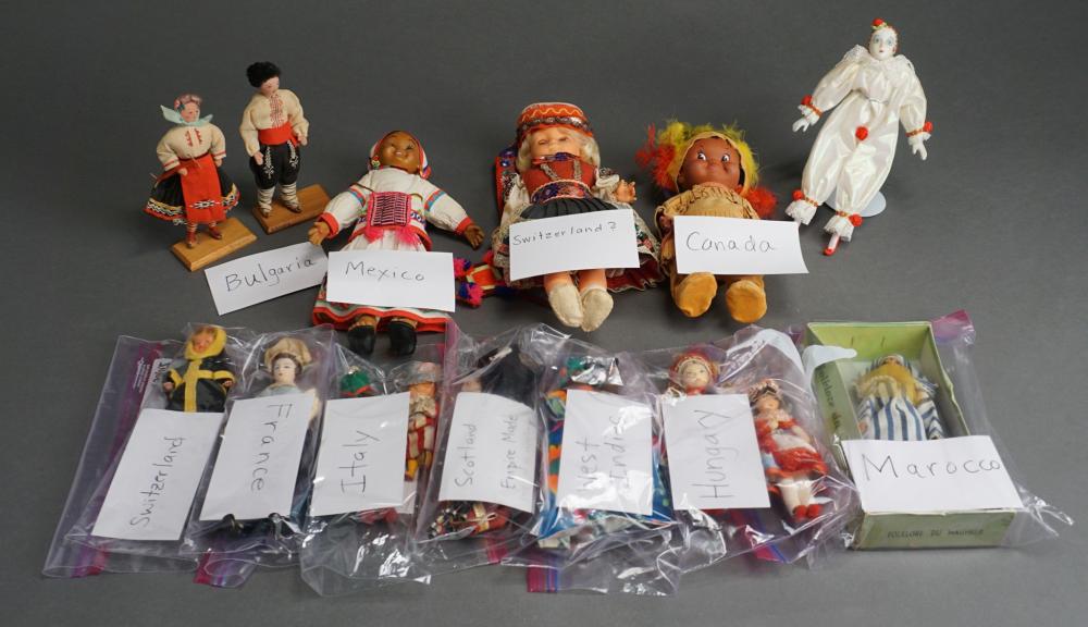 COLLECTION OF INTERNATIONAL DOLLS,