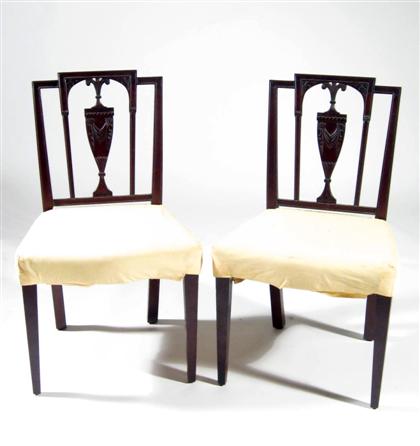 Pair of Federal carved mahogany 4a51e