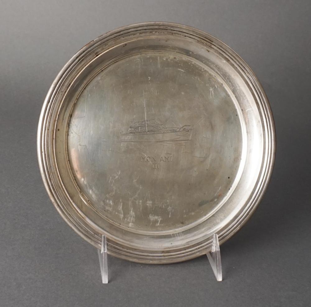 ROGERS STERLING SILVER ROUND SALVER