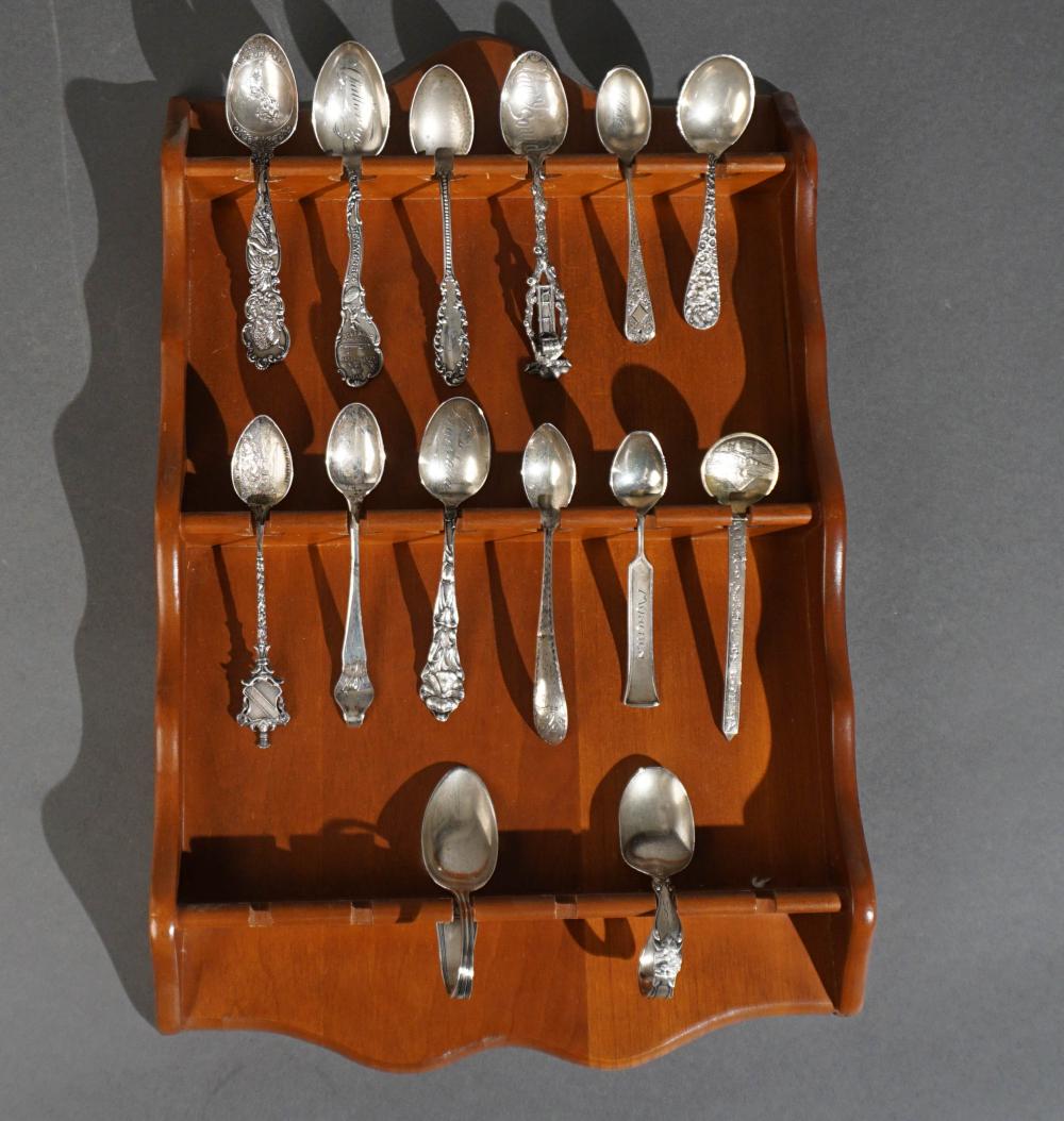 FOURTEEN SILVER AND OTHER SPOONSFourteen 2e73c8