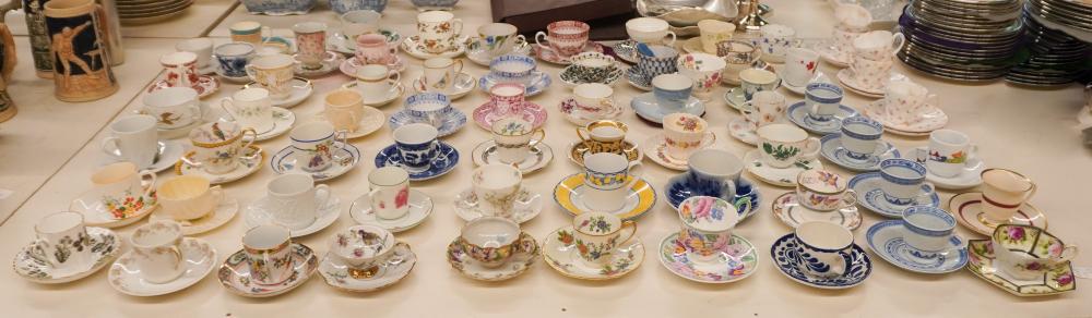 COLLECTION OF ~60 DEMITASSE CUPS