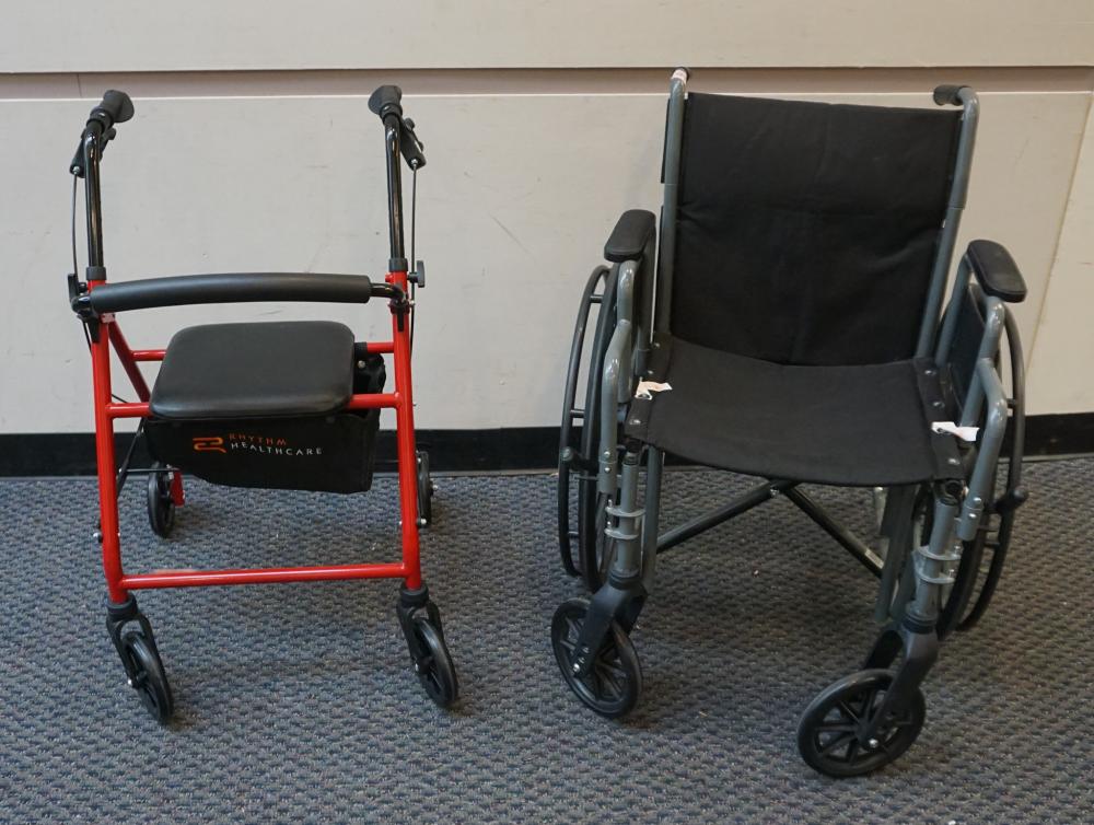 MEDLINE WHEEL CHAIR AND A WALKERMedline 2e7435