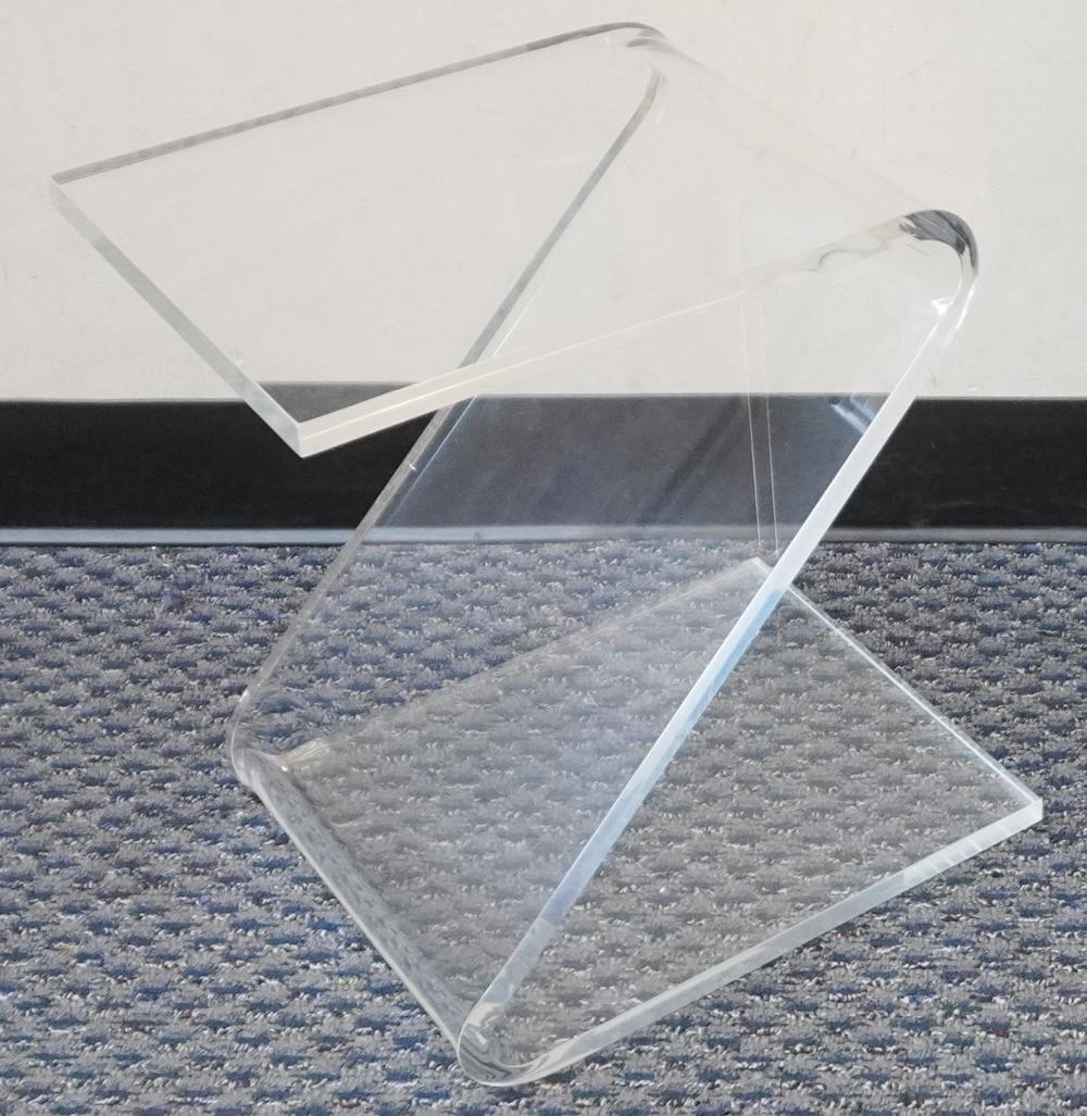 CONTEMPORARY BENT ACRYLIC STAND